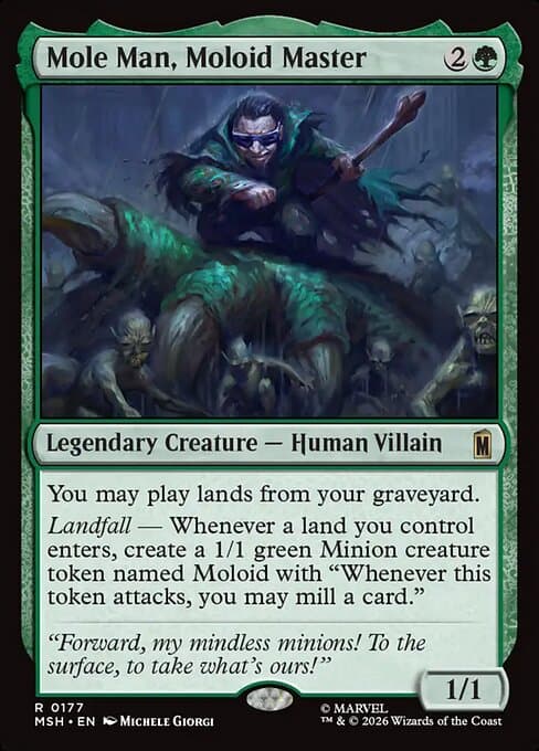 Mole Man, Moloid Master (Foil)