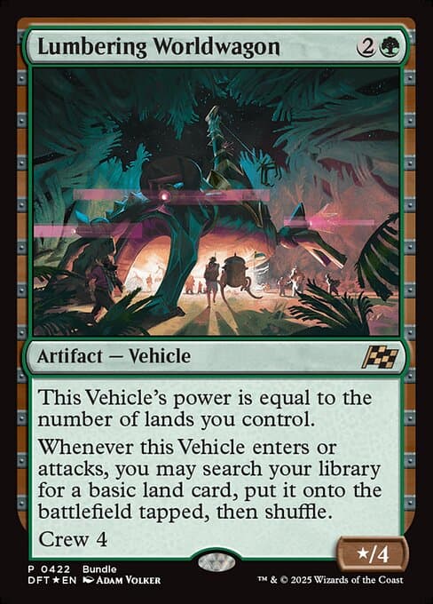 Lumbering Worldwagon (DFT Bundle) (Foil)