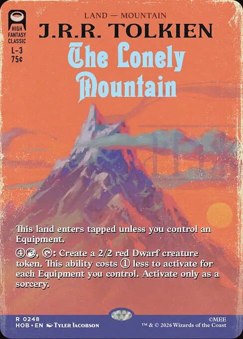 The Lonely Mountain (Borderless) (Foil)