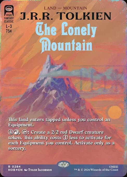 The Lonely Mountain (Borderless) (Surge Foil)