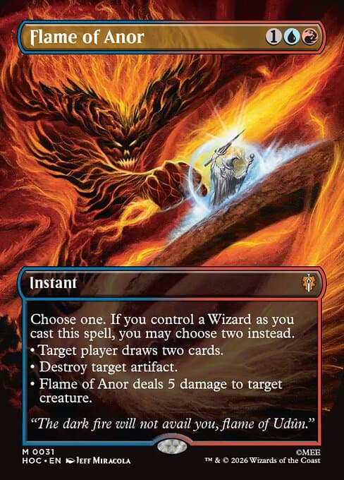 Flame of Anor (Borderless) (Foil)