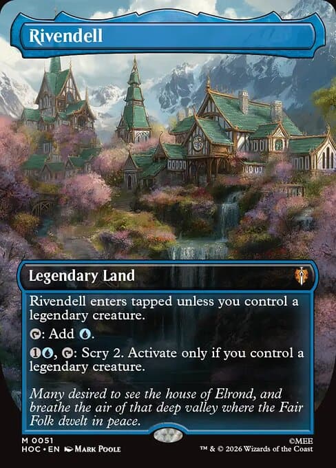 Rivendell (Borderless) (Foil)