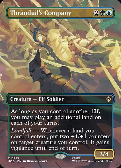 Thranduil's Company (Borderless) (Foil)