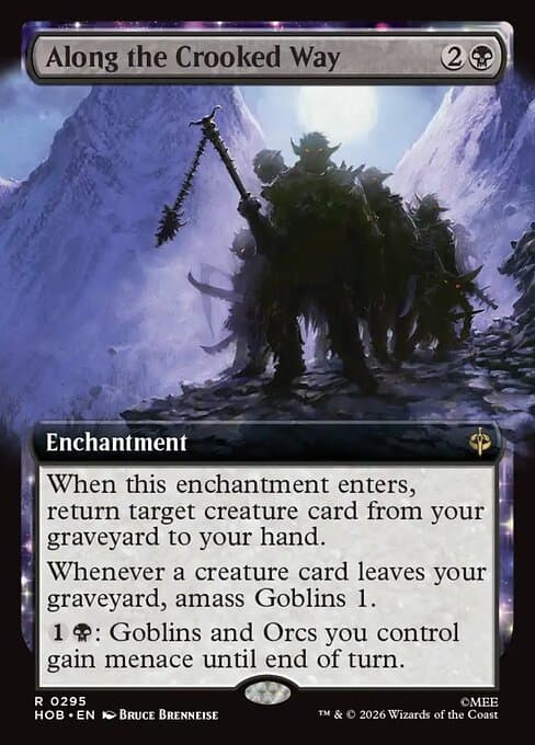 Along the Crooked Way (Extended Art) (Foil)