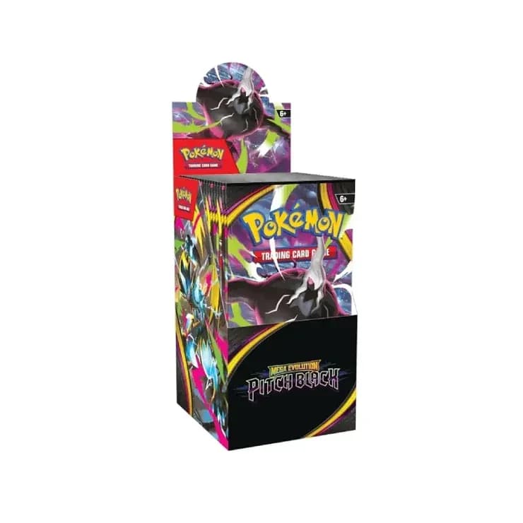 Pokémon TCG: Mega Evolution-Pitch Black Half-Booster Display Box (18 Packs)